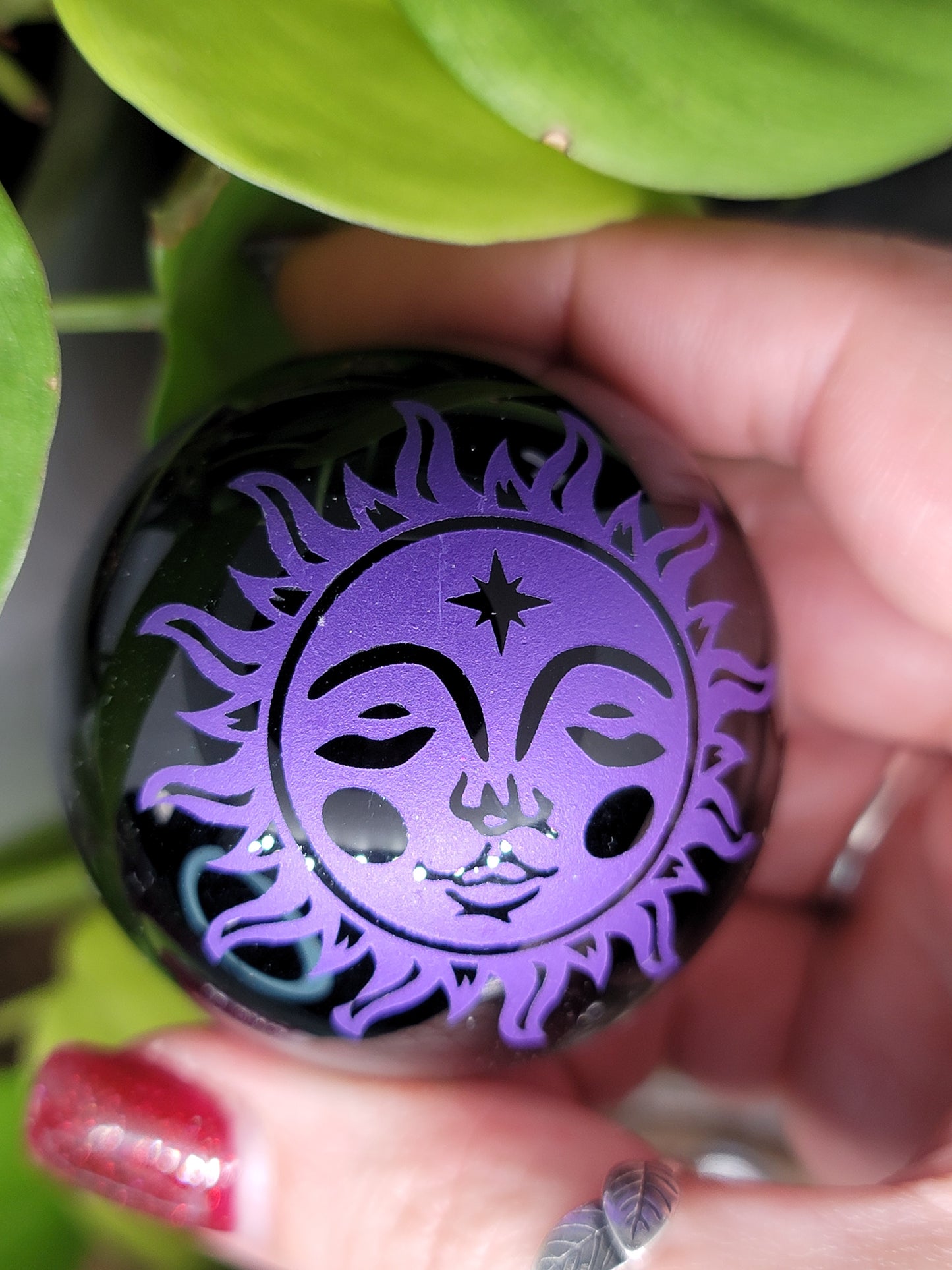 Obsidian Meditation Sphere: Grounding and Protection