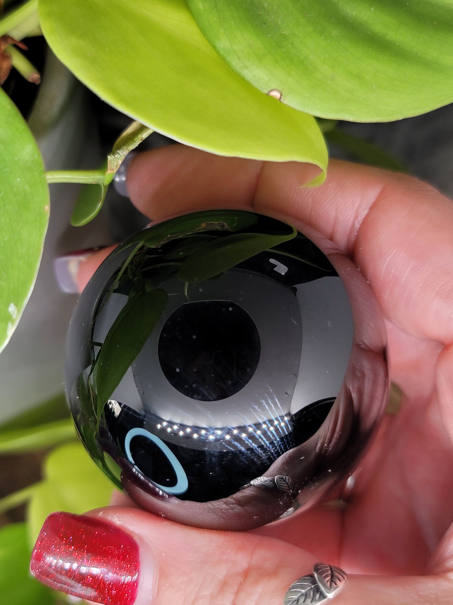Obsidian Meditation Sphere: Grounding and Protection