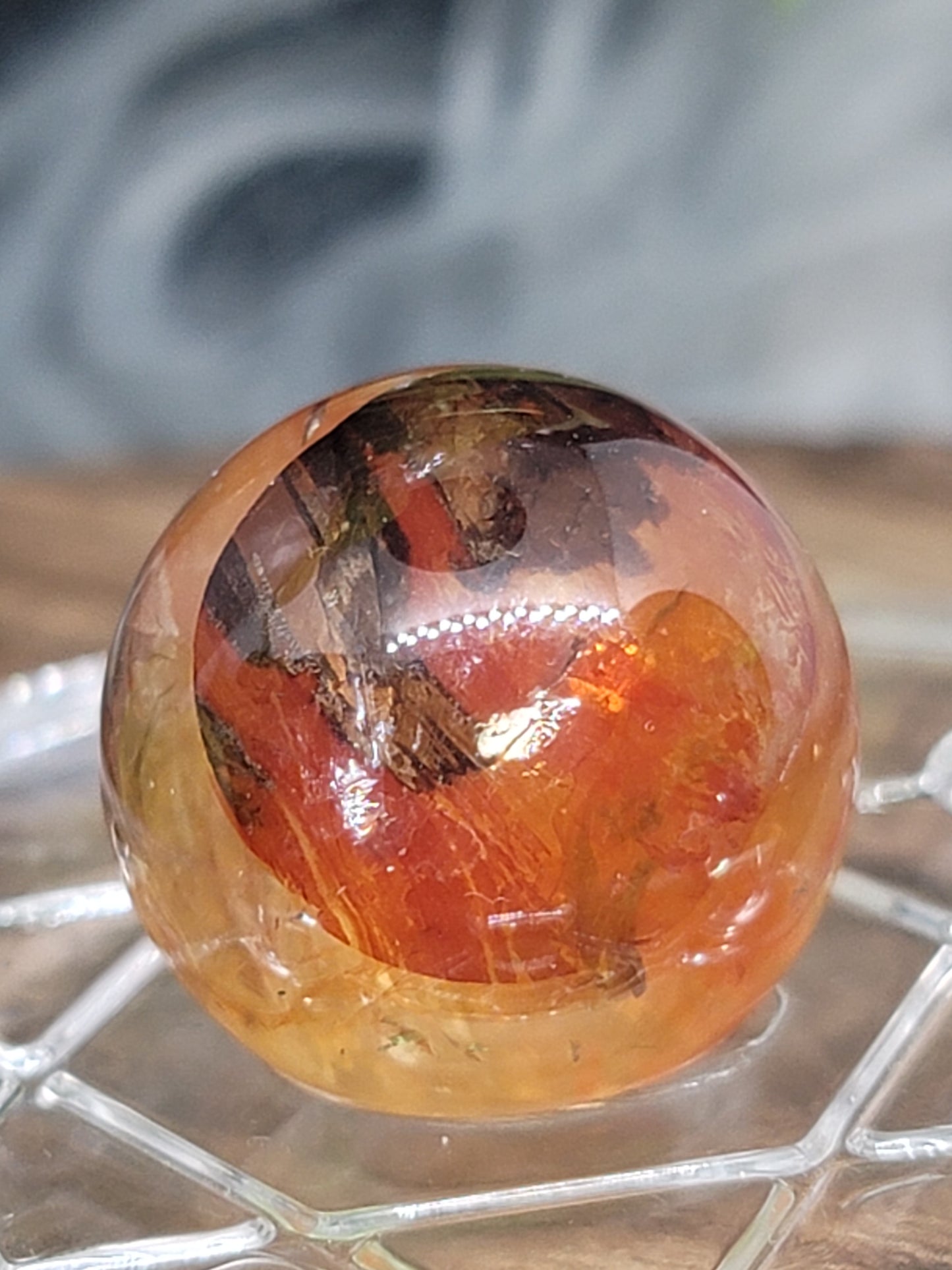 Fire Quartz Sphere: Fuel Your Drive and Unleash Your Power