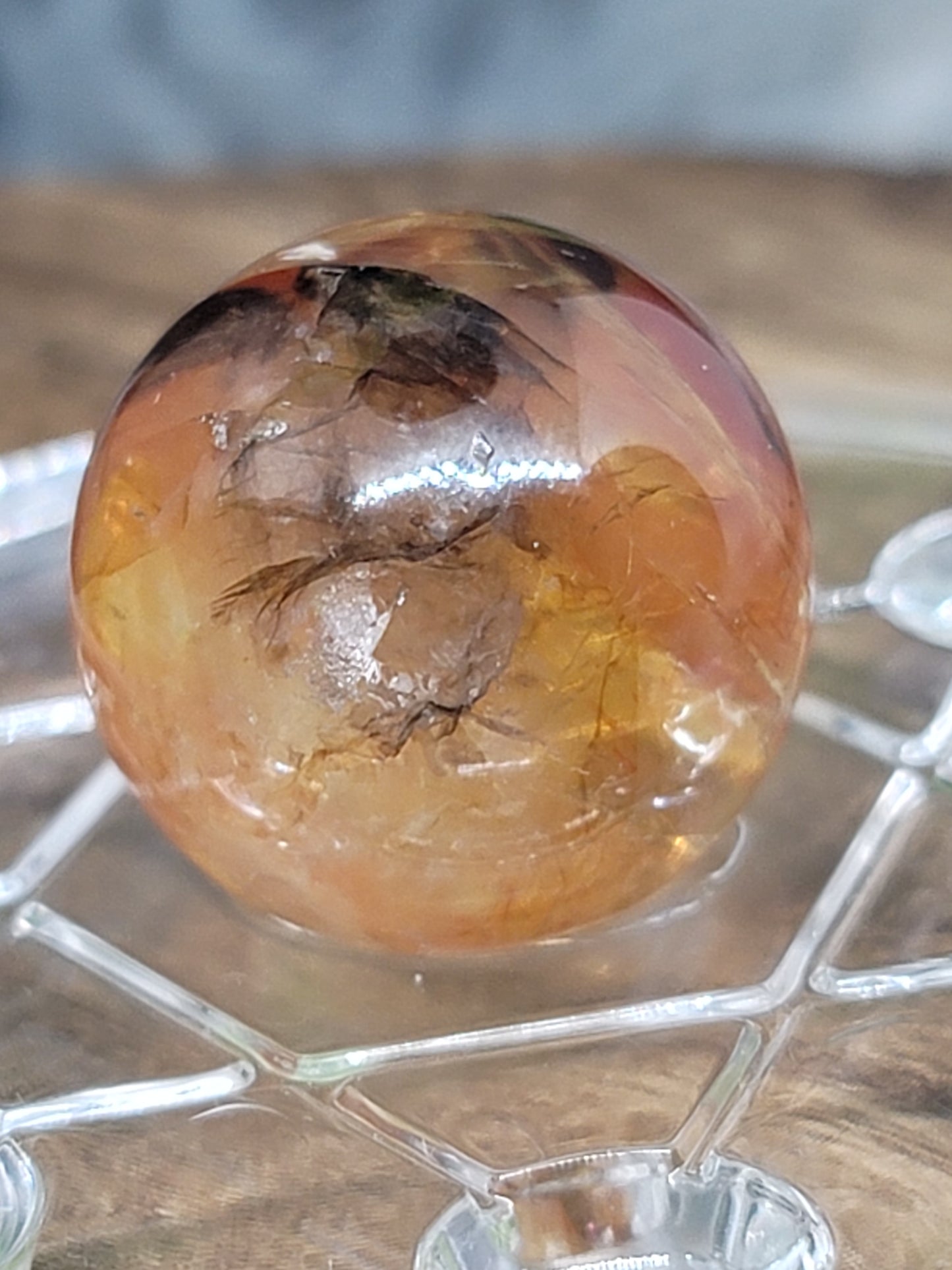 Fire Quartz Sphere: Fuel Your Drive and Unleash Your Power