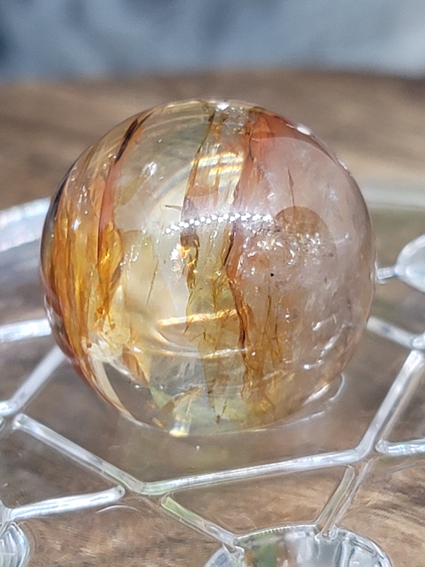 Fire Quartz Sphere: Fuel Your Drive and Unleash Your Power