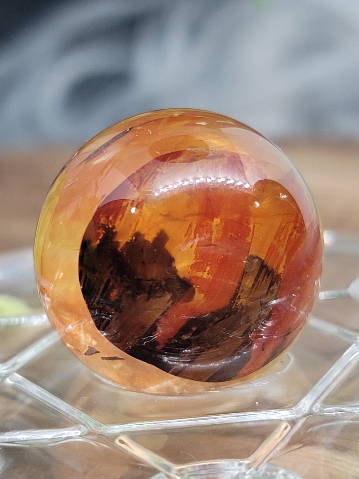 Fire Quartz Sphere: Fuel Your Drive and Unleash Your Power