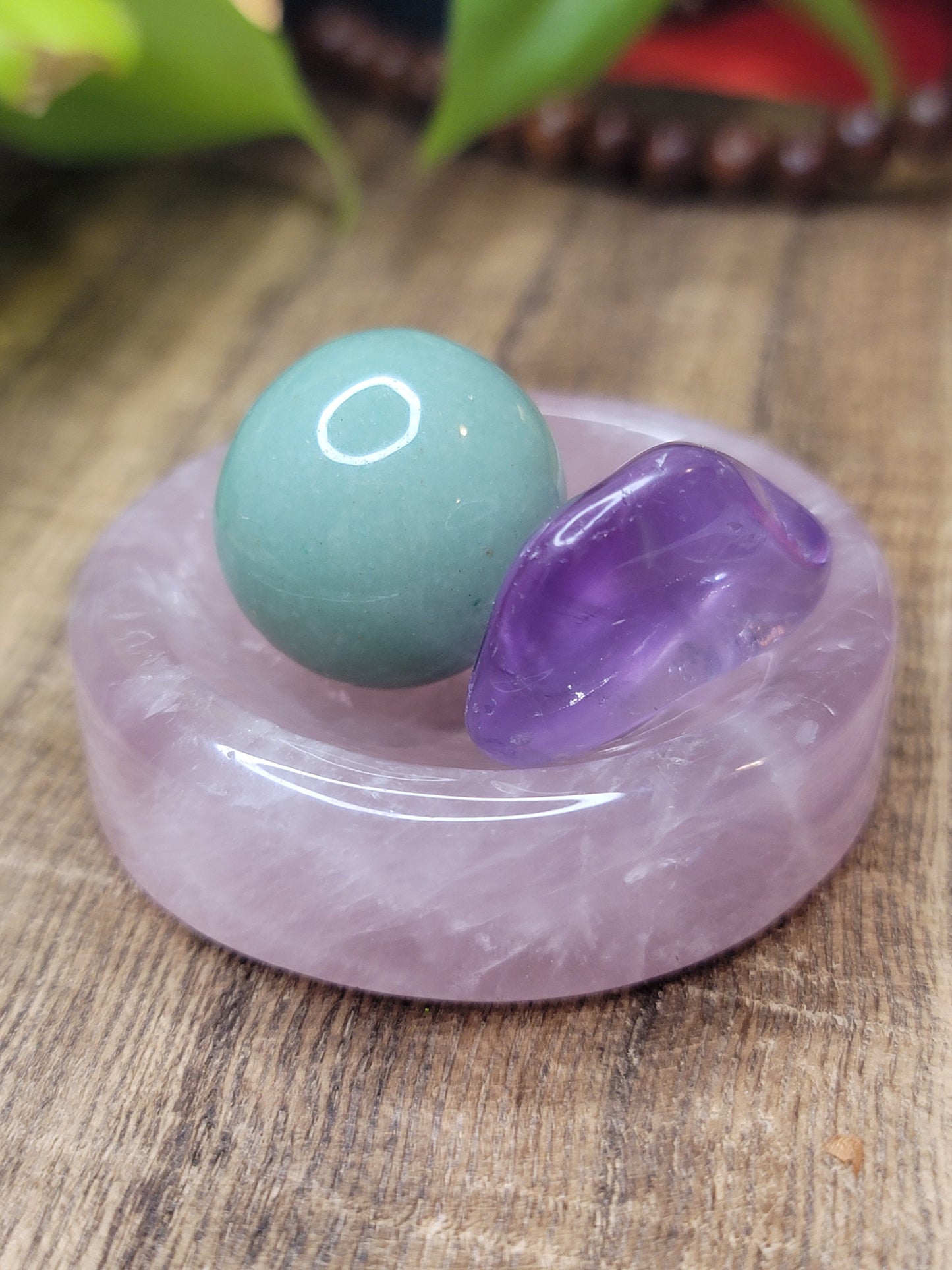 Rose Quartz Bowl – Love, Self-Care & Emotional Healing