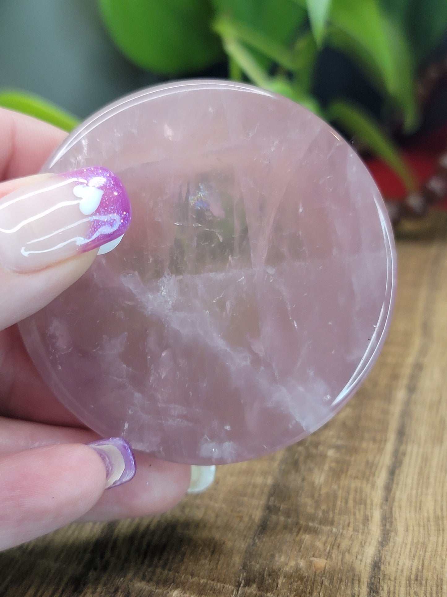 Rose Quartz Bowl – Love, Self-Care & Emotional Healing