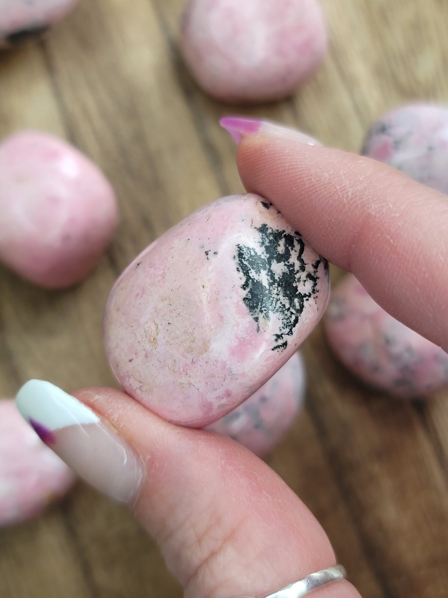 Rhodonite Tumble – Self-Love, Healing & Heart Strength