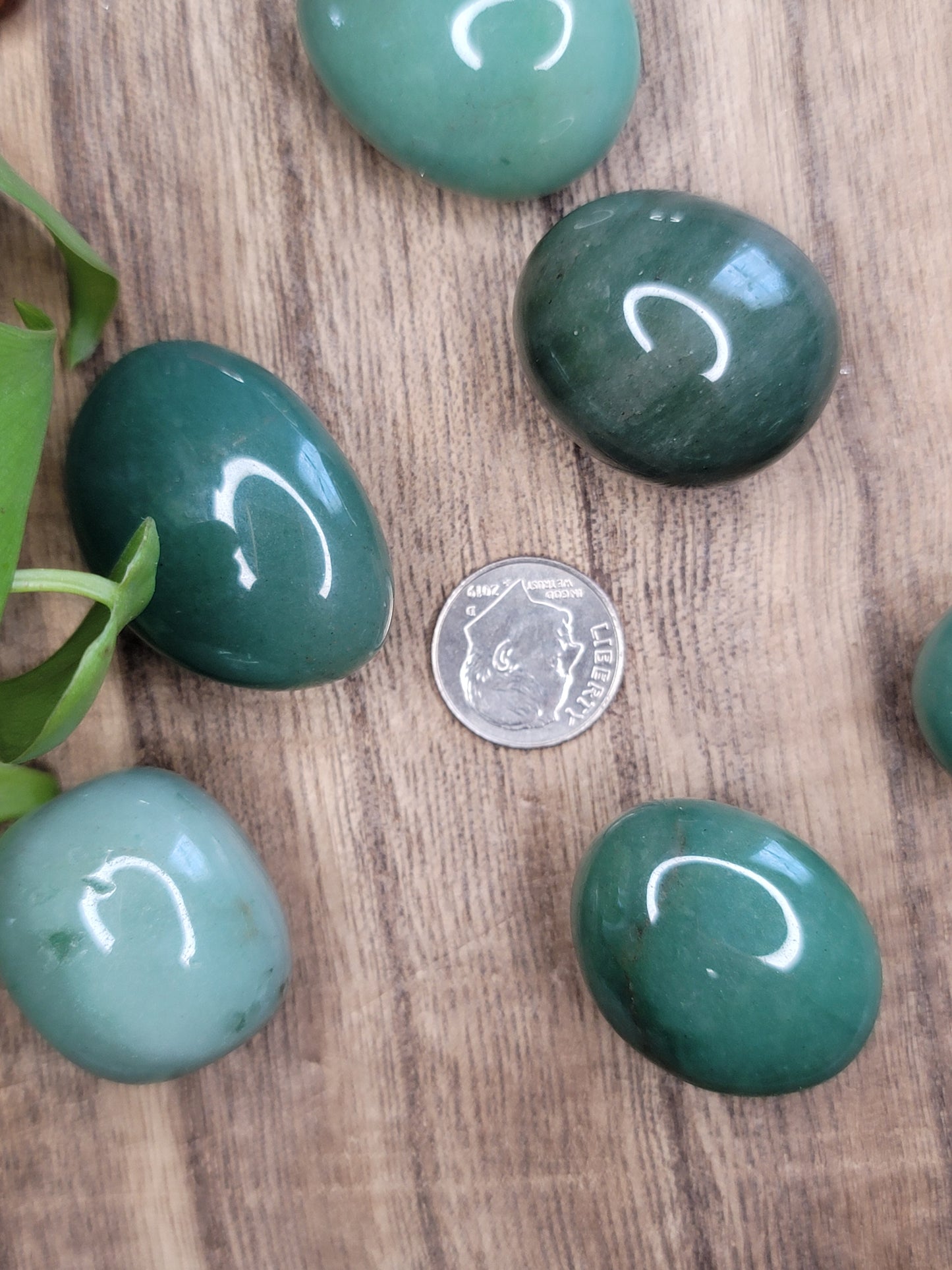 Green Aventurine Tumble – Luck, Growth & Heart-Centered Confidence