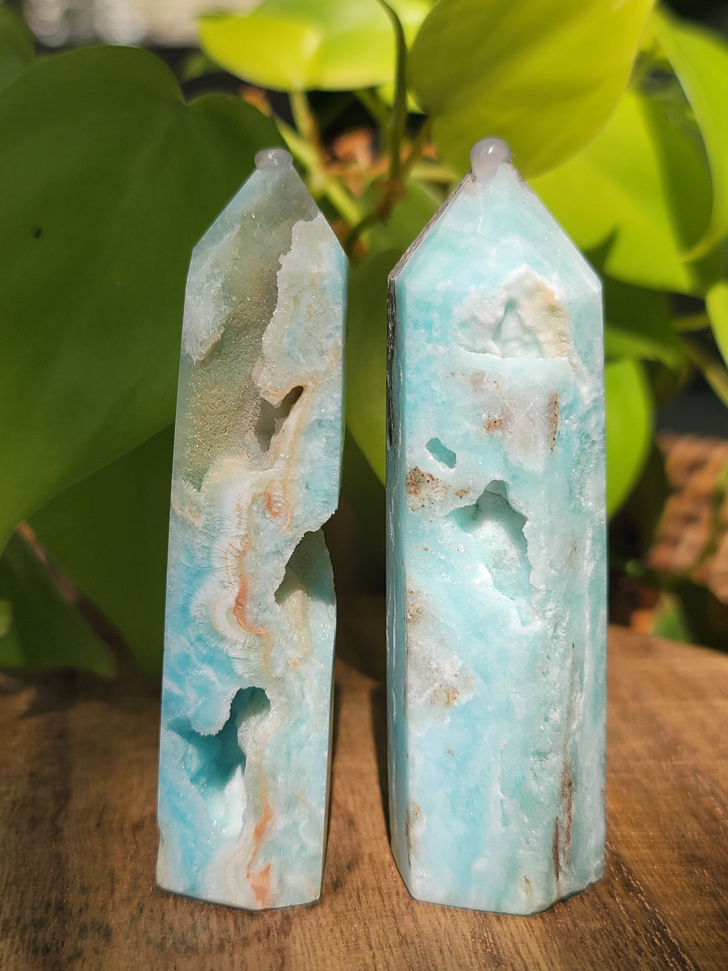 Hemimorphite Point for Communication Emotional Healing and Inner Truth