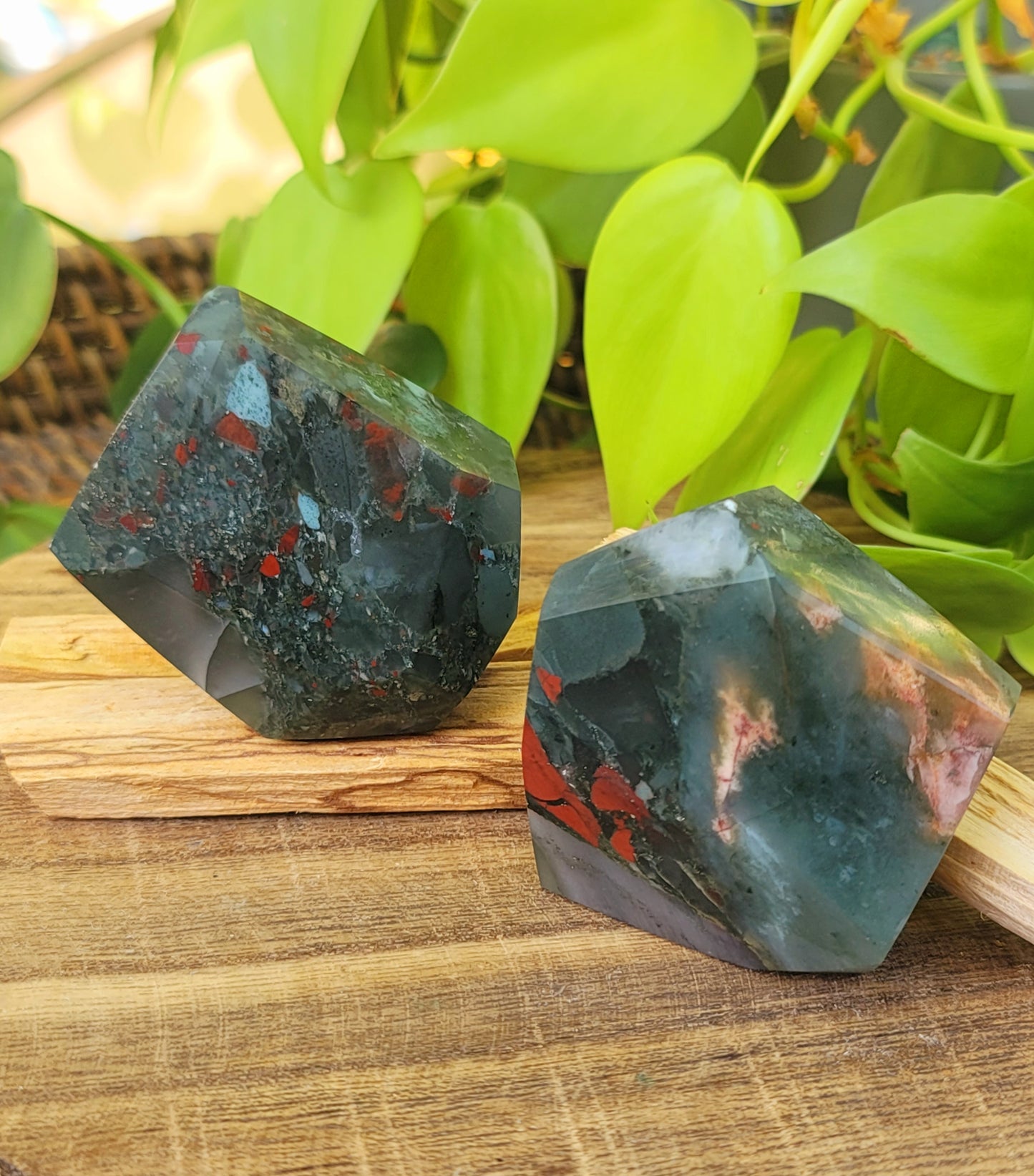 African Bloodstone Freeform for Strength Grounding and Vitality