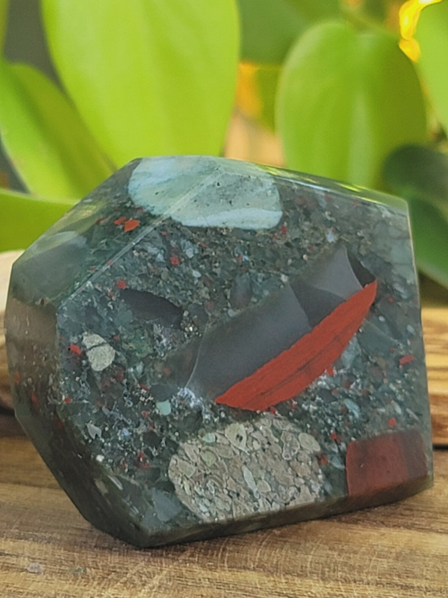 African Bloodstone Freeform for Strength Grounding and Vitality