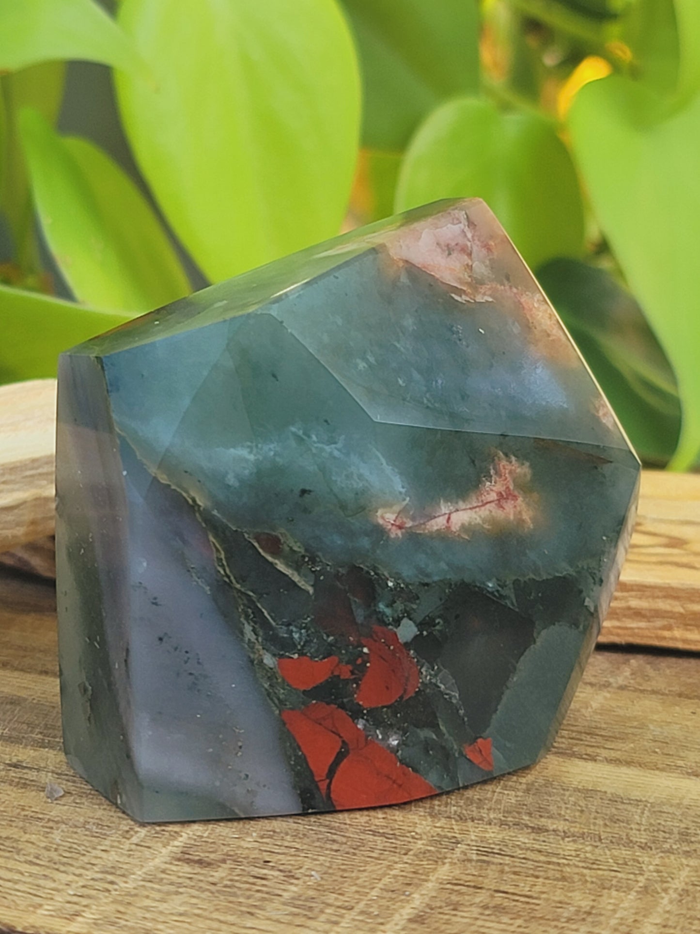African Bloodstone Freeform for Strength Grounding and Vitality