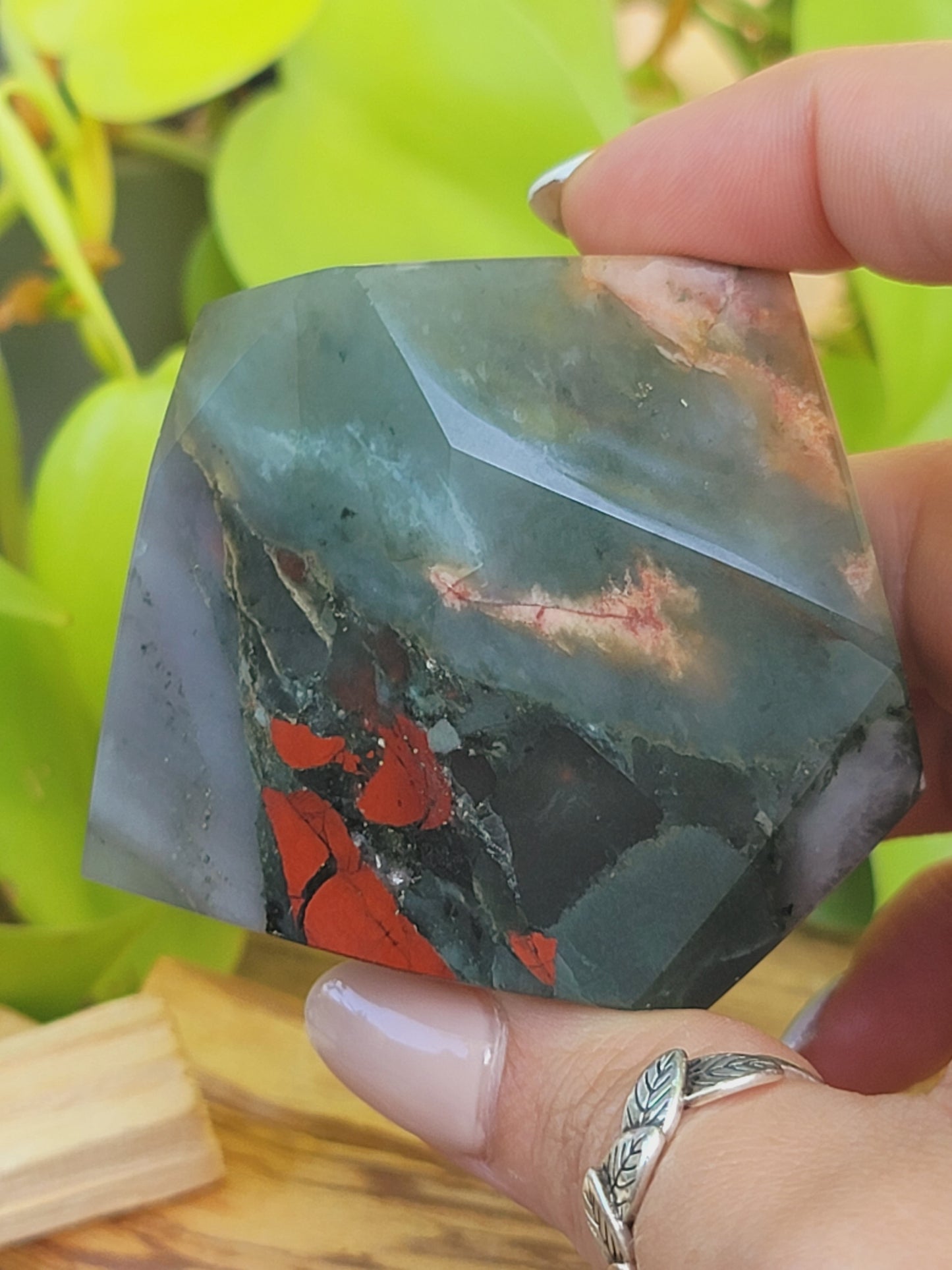 African Bloodstone Freeform for Strength Grounding and Vitality