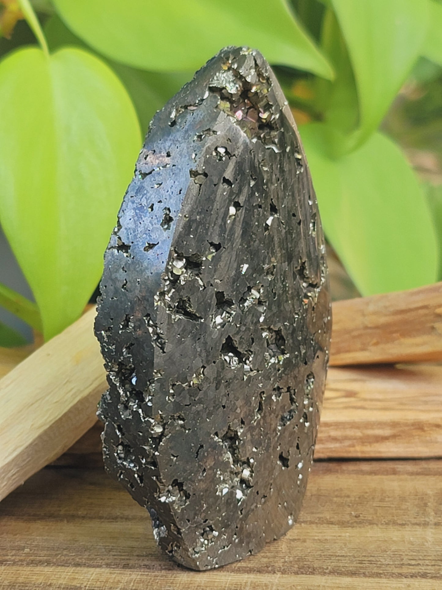 High Druzy Pyrite Freeform – Bold Energy, Abundance & Grounded Action