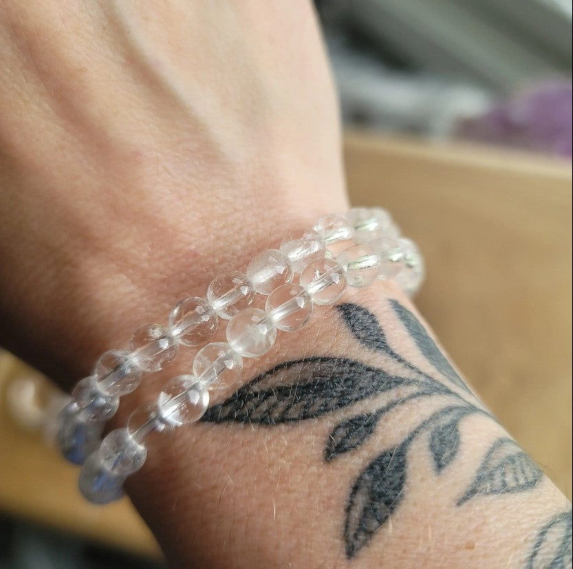 6mm Clear Quartz Bracelet: Pure Energy and Clarity