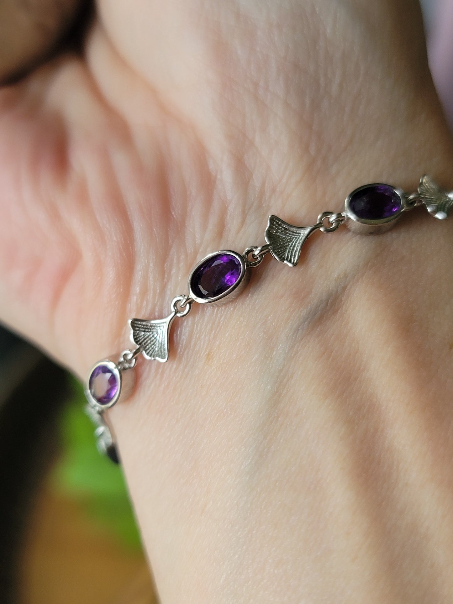 Spiritual Reset Crystal Bundle with Amethyst Bracelet Moonstone and Black Tourmaline