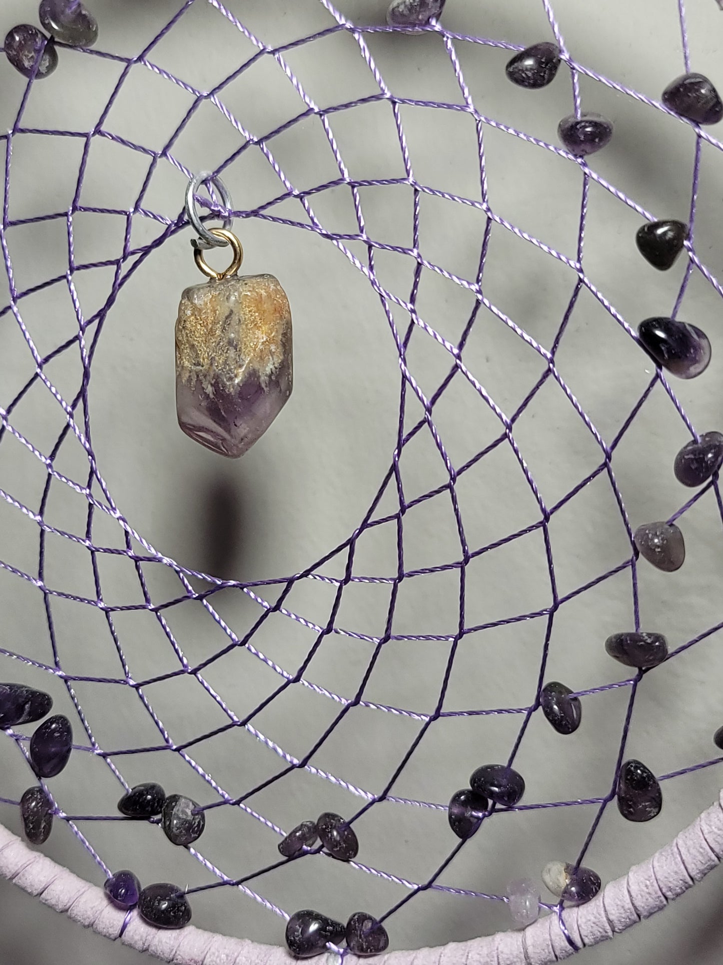 6” Crystal Chip Dreamcatcher – Custom Energy, Protection & Fresh Starts