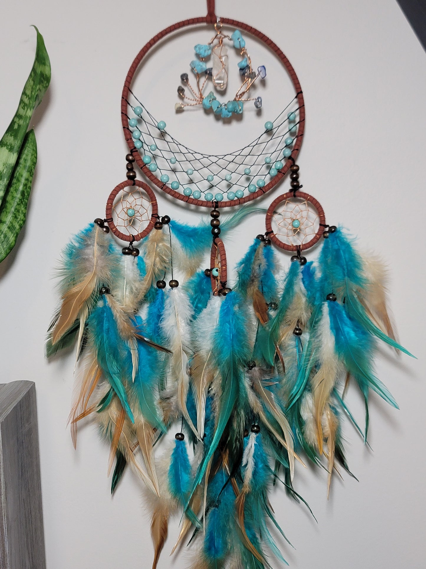 6” Crystal Chip Dreamcatcher – Custom Energy, Protection & Fresh Starts