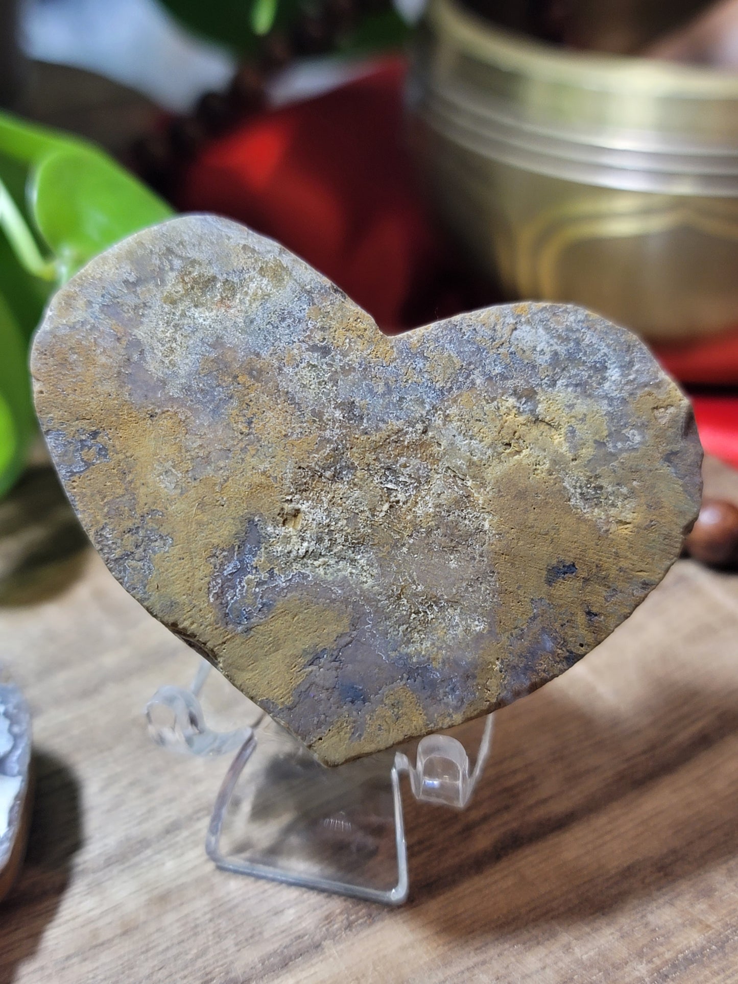 Bubble Agate Heart – Emotional Flow, Soft Grounding & Gentle Expansion