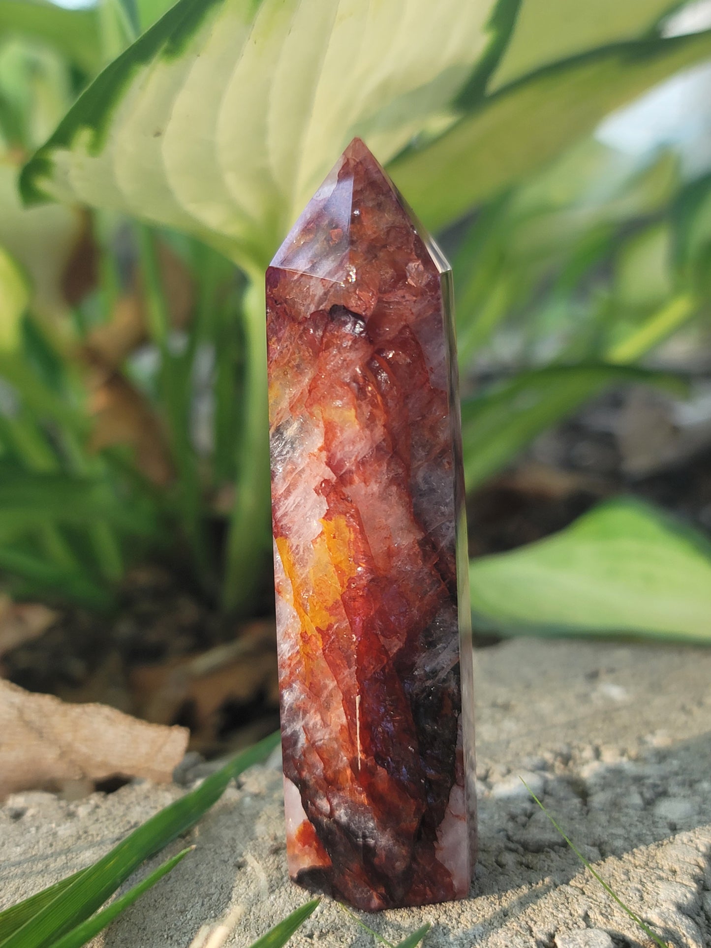 Fire Quartz Point: Awaken Courage and Ignite Inner Power