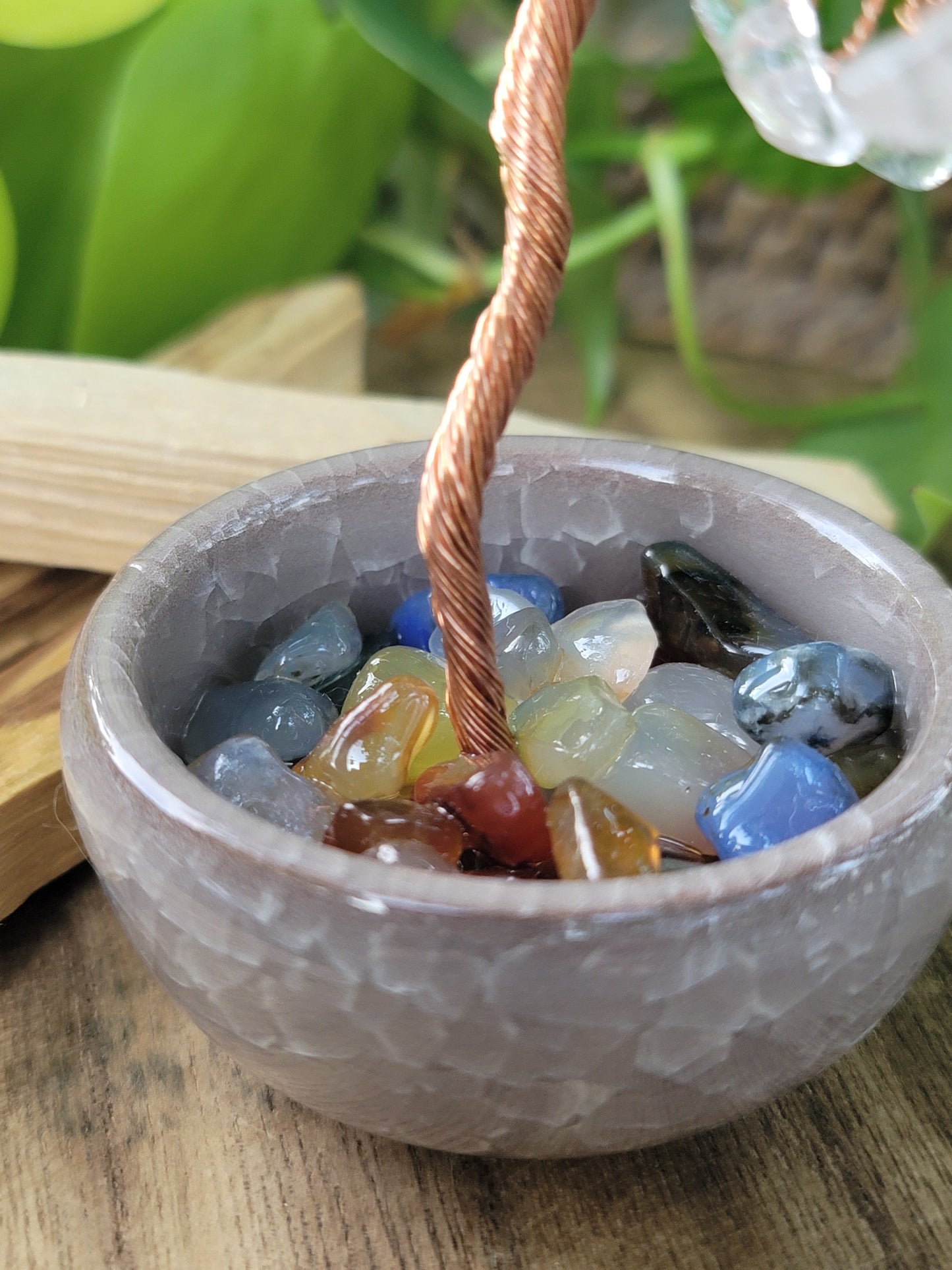 Crystal Tree with Bowl Small Size for Abundance Harmony and Energetic Flow