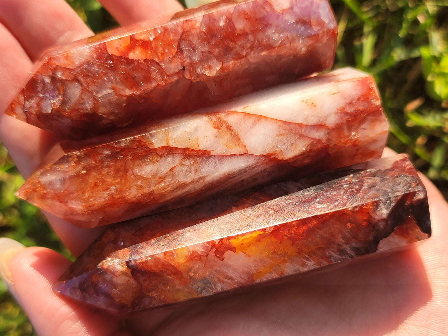 Fire Quartz Point: Awaken Courage and Ignite Inner Power