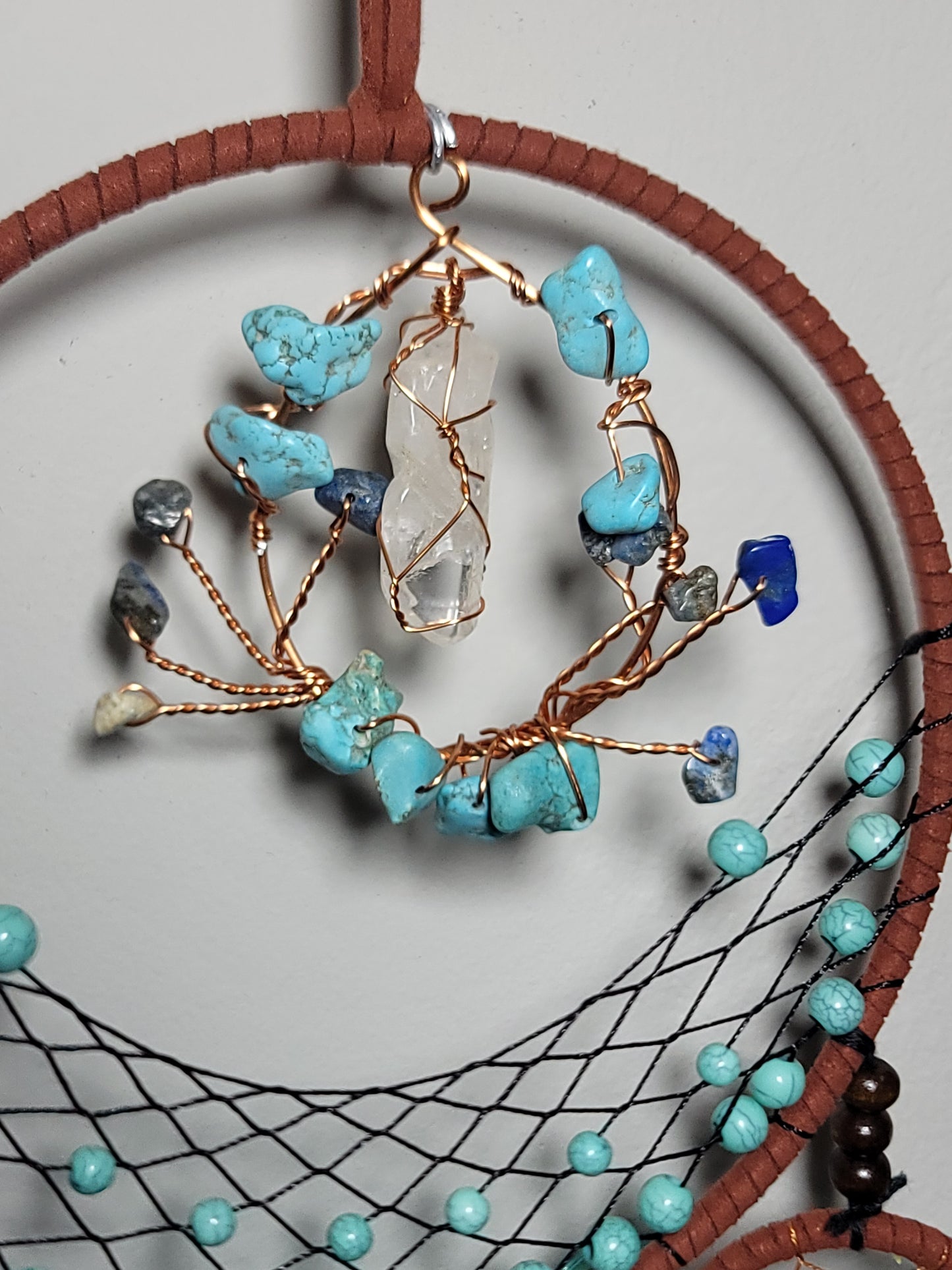 6” Crystal Chip Dreamcatcher – Custom Energy, Protection & Fresh Starts
