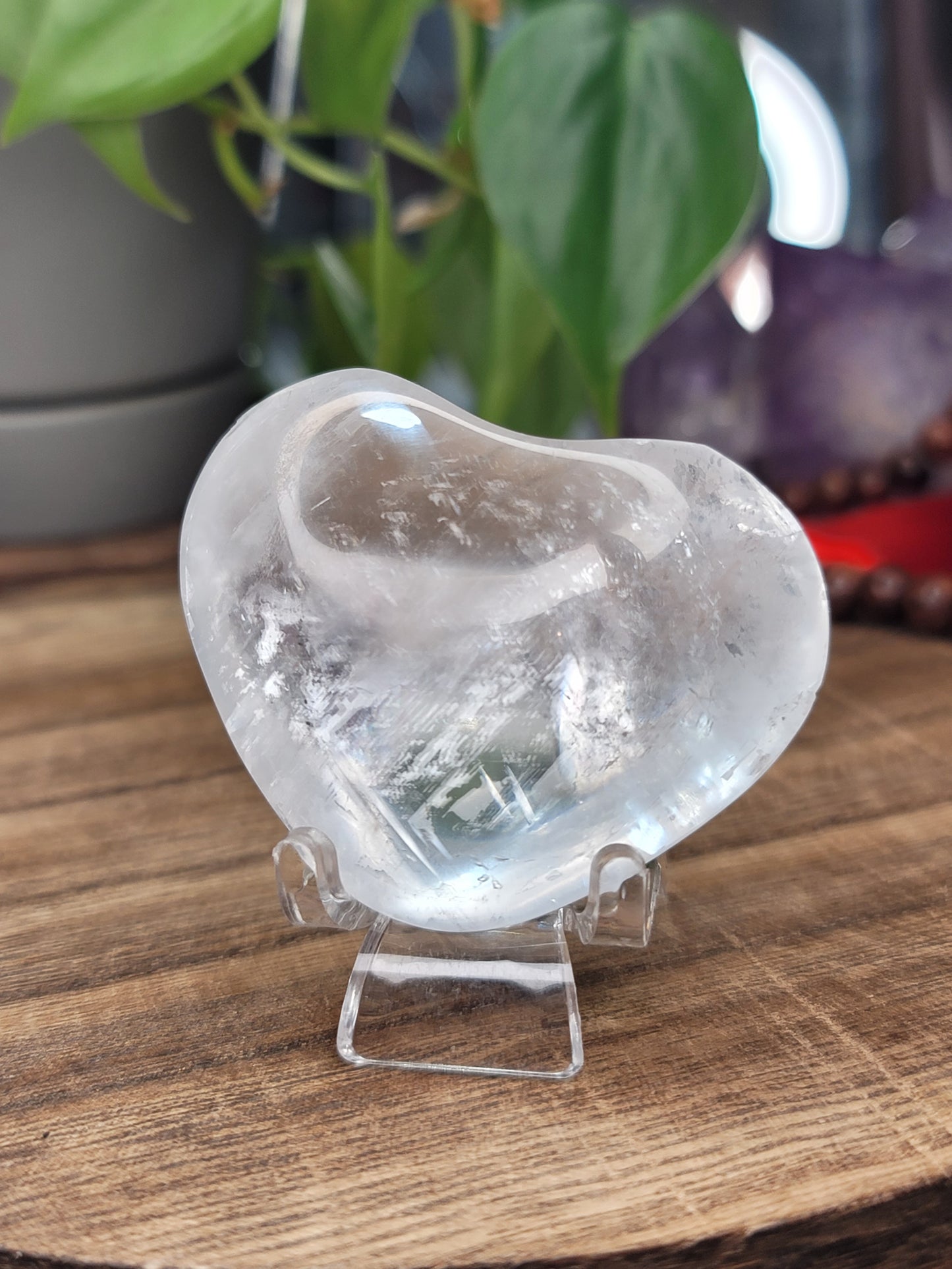 Iceland Spar Heart – Clarity, Expansion & Energetic Reset