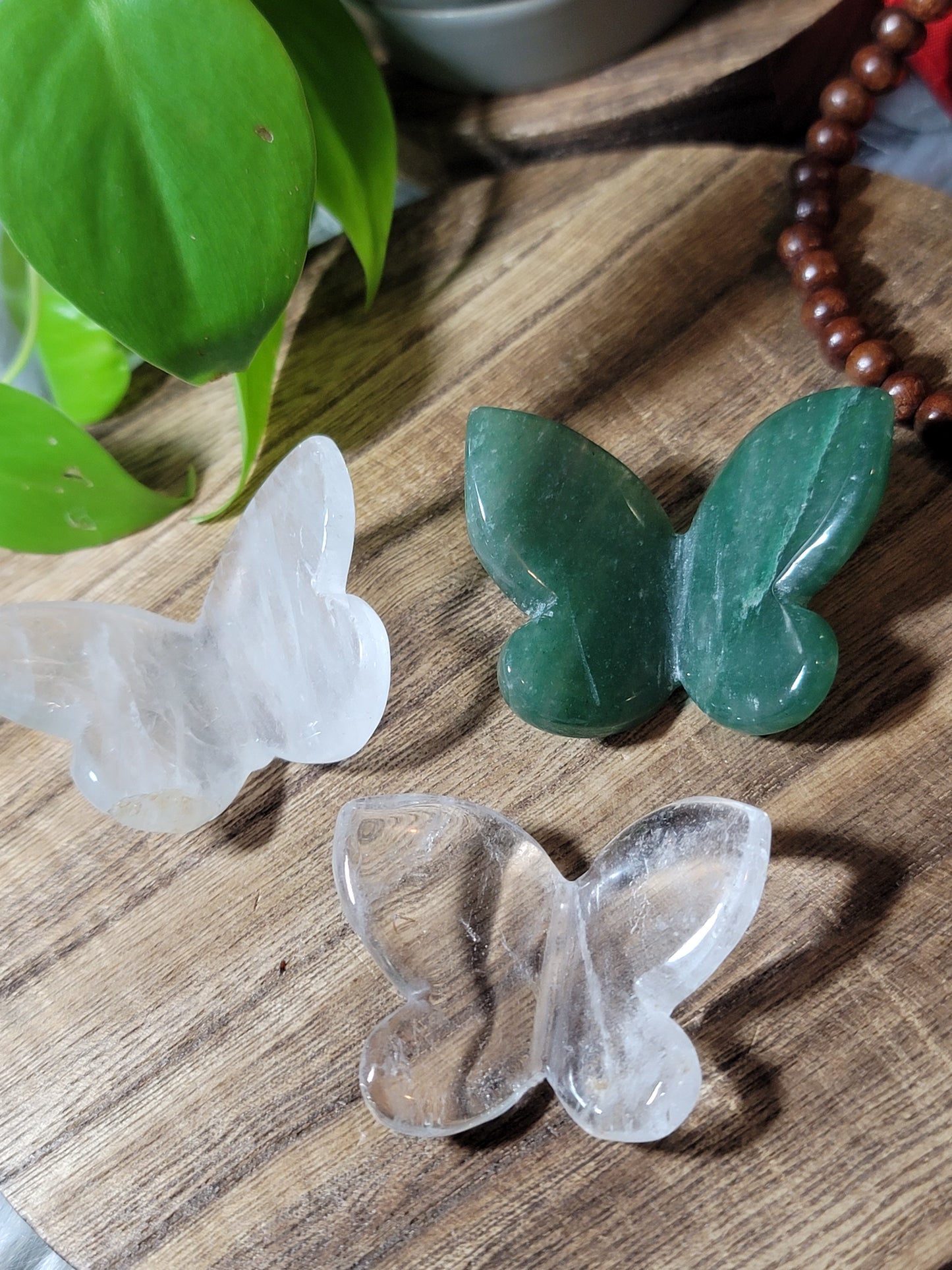 Butterfly Crystal Carving – Transformation, Growth & Fresh Energy