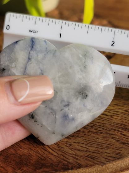 Sodalite Heart: Tranquil Depths of Inner Wisdom