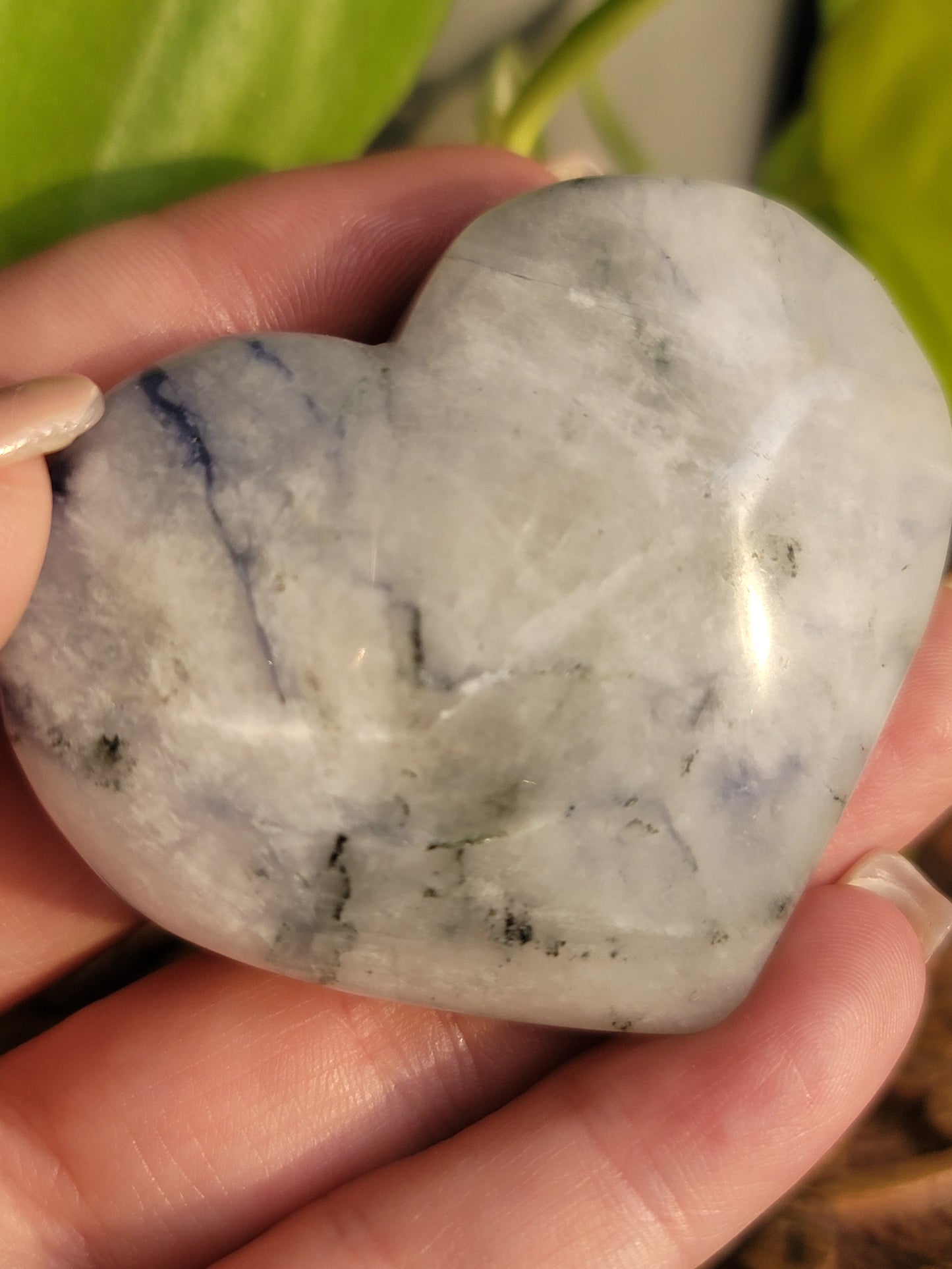 Sodalite Heart: Tranquil Depths of Inner Wisdom