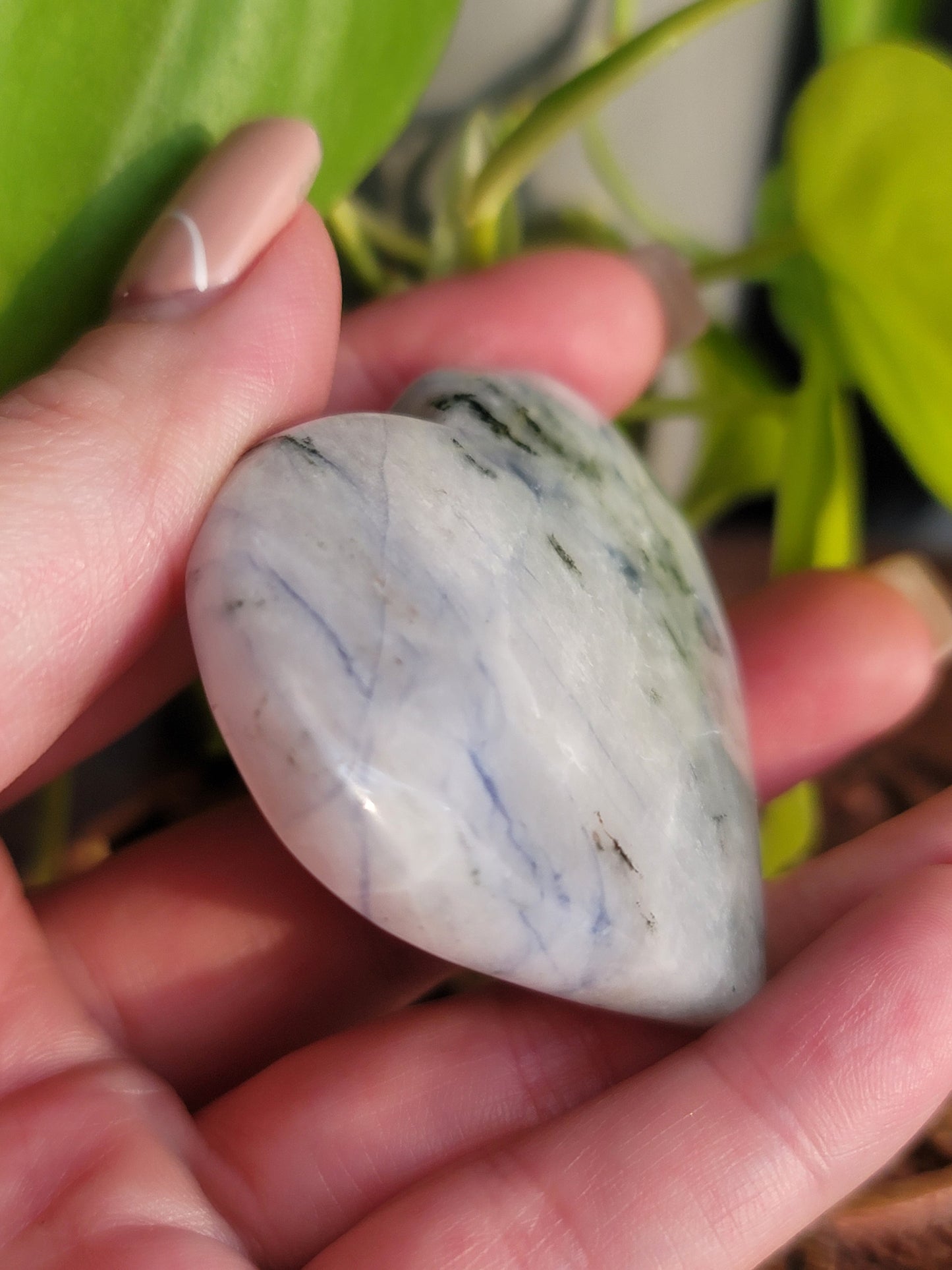 Sodalite Heart: Tranquil Depths of Inner Wisdom