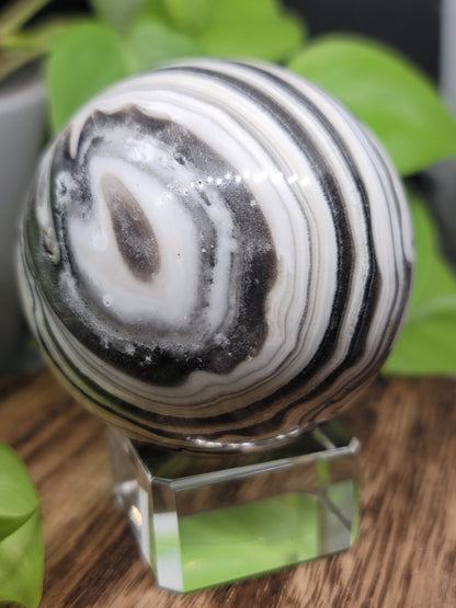 Chocolate Calcite Sphere: Sweet Grounding and Emotional Nurturing