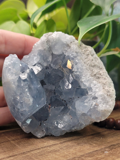 Blue Celestite Geode – Peace, Intuition & Angelic Energy
