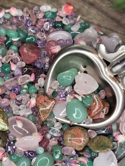 Exclusive Heart Glow Confetti Crystal Scoop – Love, Healing & Inner Peace