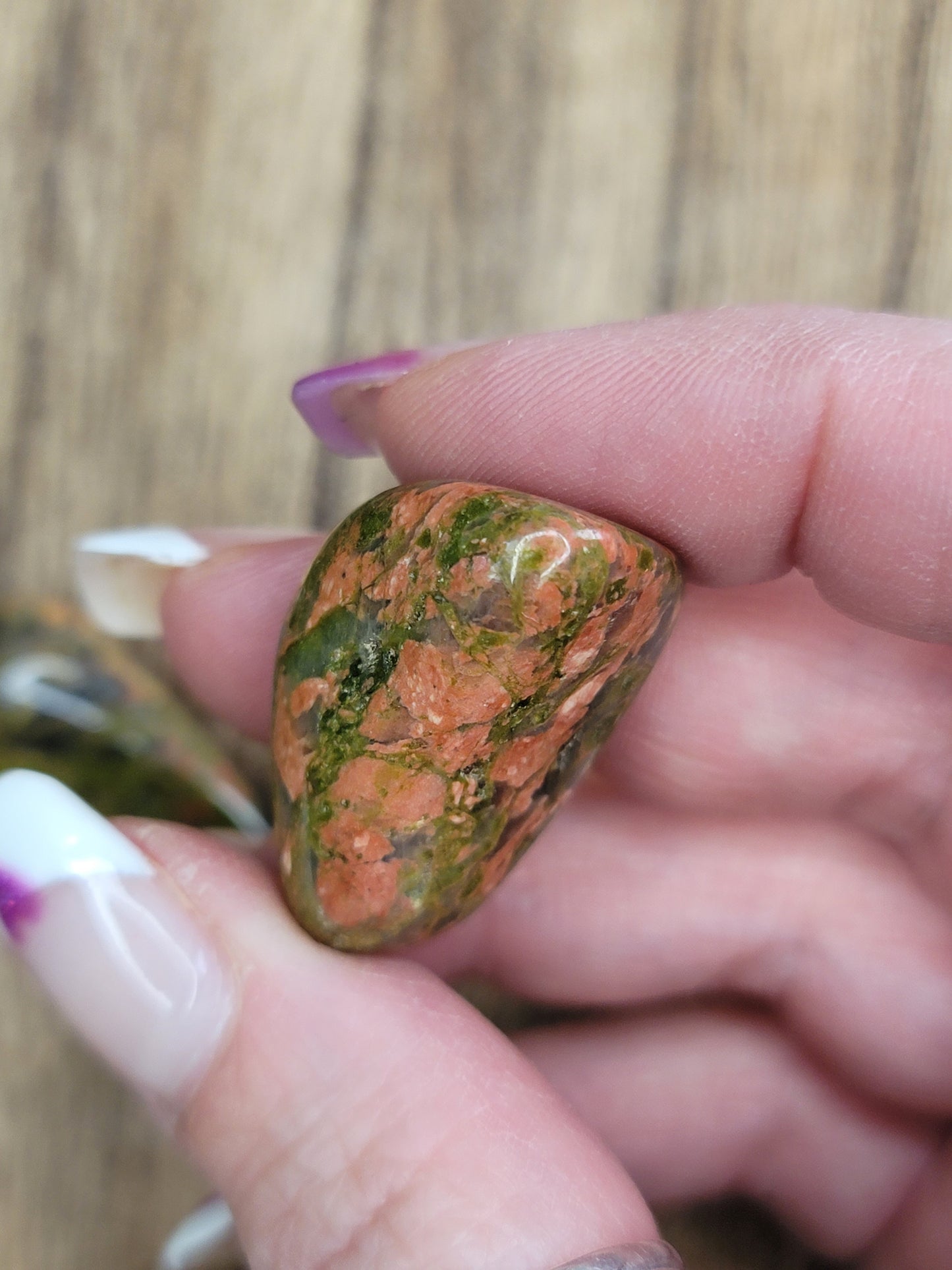 Unakite Tumble – Emotional Balance, Self-Growth & Healing