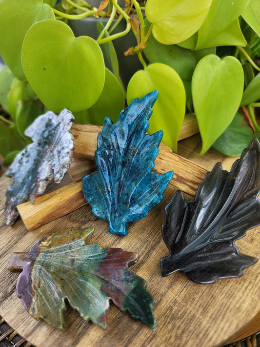 Fall Leaf Carving for Release Transformation and Seasonal Rituals