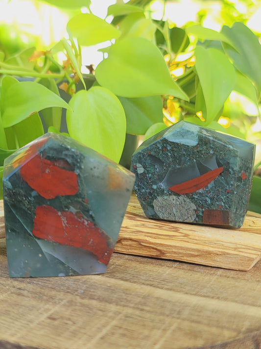African Bloodstone Freeform for Strength Grounding and Vitality