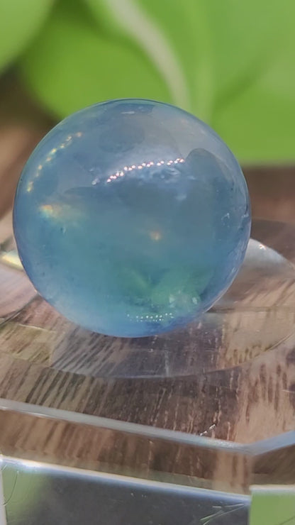 Aquamarine Sphere: Calming Waves of Tranquility