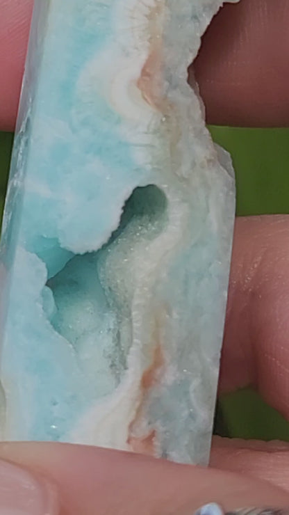 Hemimorphite Point for Communication Emotional Healing and Inner Truth