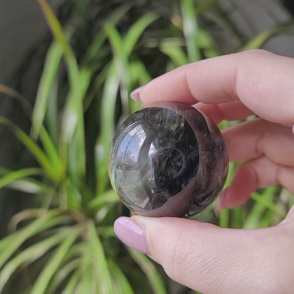 Labradorite Sphere: Mystical Radiance and Cosmic Harmony