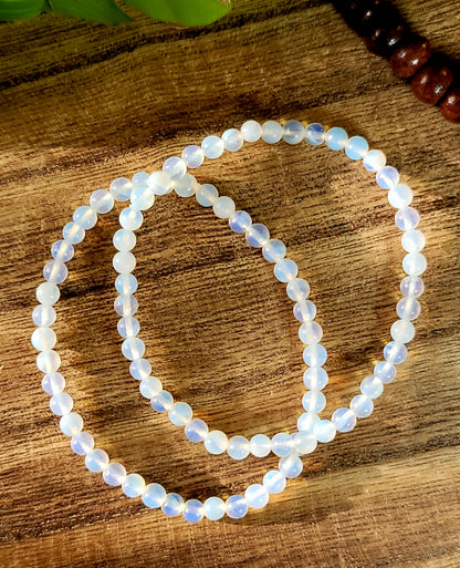 Classic Crystal Stacker 4mm Bracelets – Stackable Energy, Bold Intention & Custom Vibes