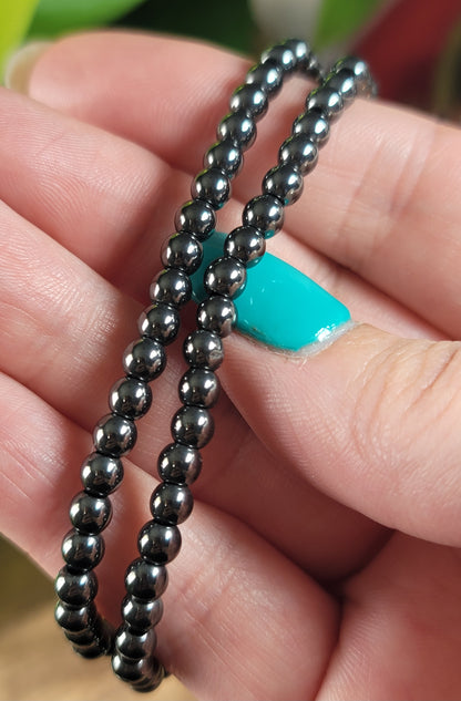 Classic Crystal Stacker 4mm Bracelets – Stackable Energy, Bold Intention & Custom Vibes