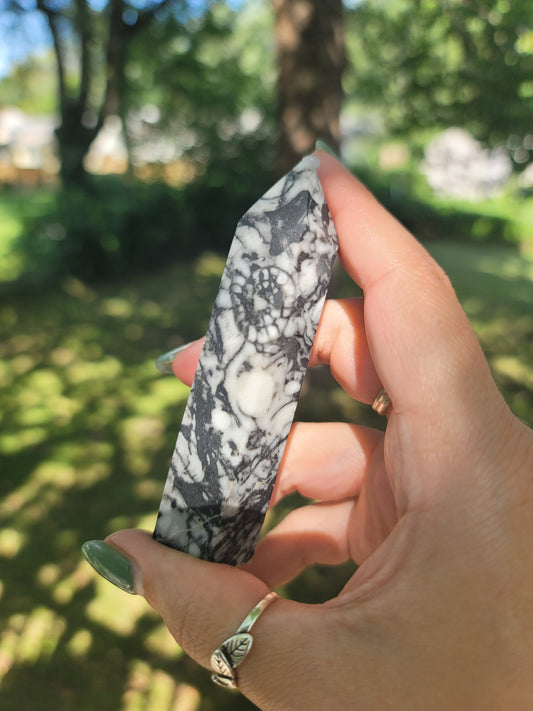 Orthoceras Tower for Ancient Wisdom Grounding and Past-Life Energy