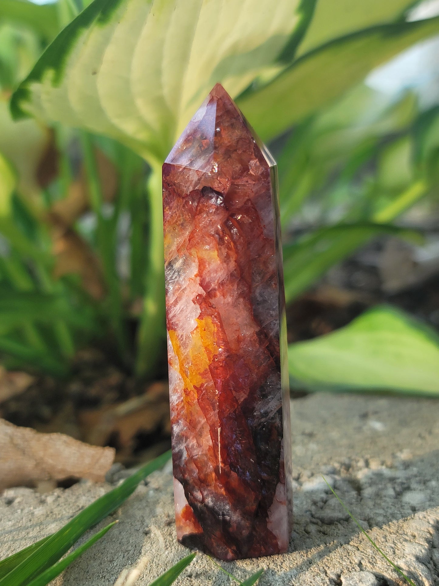 Fire Quartz Point: Awaken Courage and Ignite Inner Power