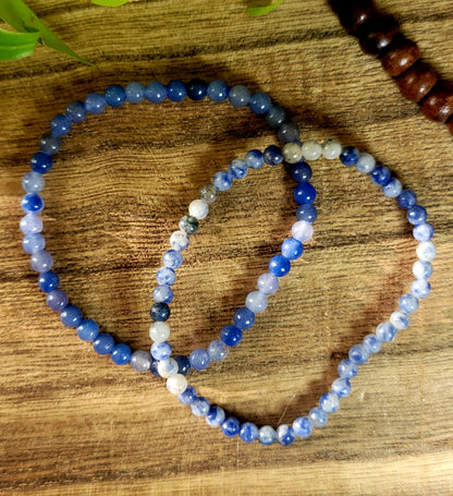 Classic Crystal Stacker 4mm Bracelets – Stackable Energy, Bold Intention & Custom Vibes