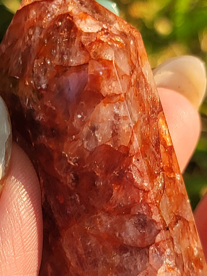 Fire Quartz Point: Awaken Courage and Ignite Inner Power