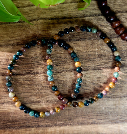 Classic Crystal Stacker 4mm Bracelets – Stackable Energy, Bold Intention & Custom Vibes