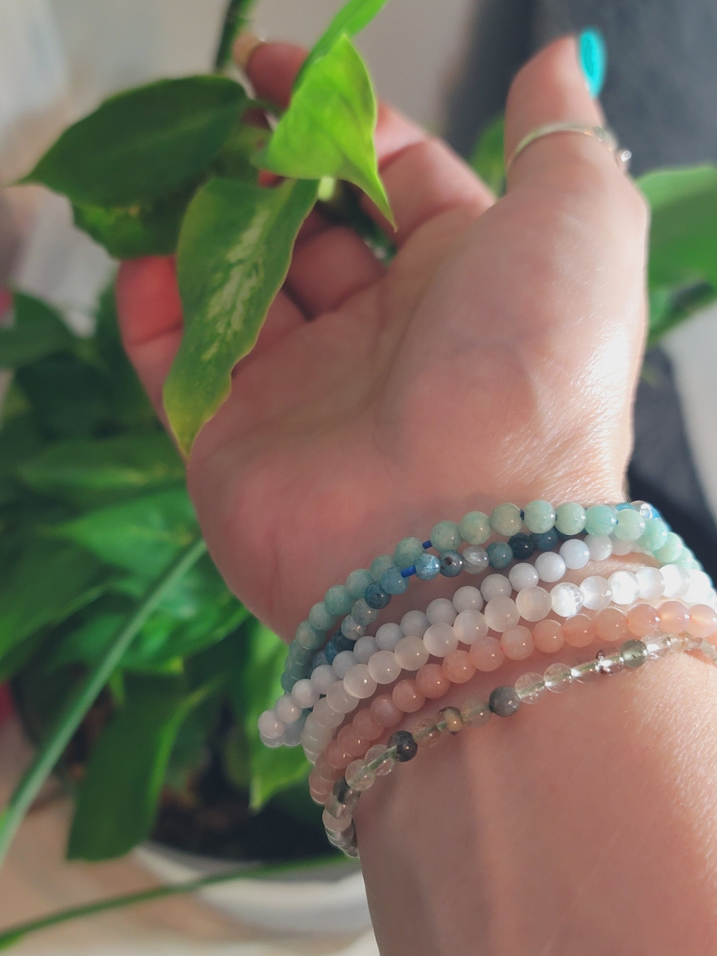 Luxe Crystal Stacker 4mm Bracelets – Rare Gems, Ritual Power & Collector-Level Energy
