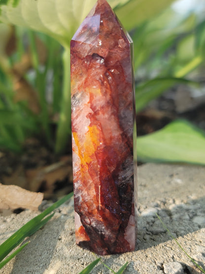 Fire Quartz Point: Awaken Courage and Ignite Inner Power