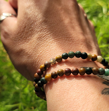 Classic Crystal Stacker 4mm Bracelets – Stackable Energy, Bold Intention & Custom Vibes