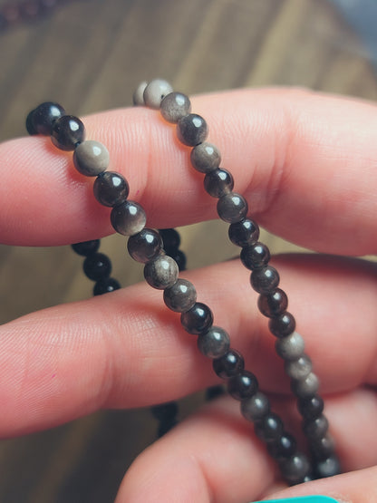 Classic Crystal Stacker 4mm Bracelets – Stackable Energy, Bold Intention & Custom Vibes